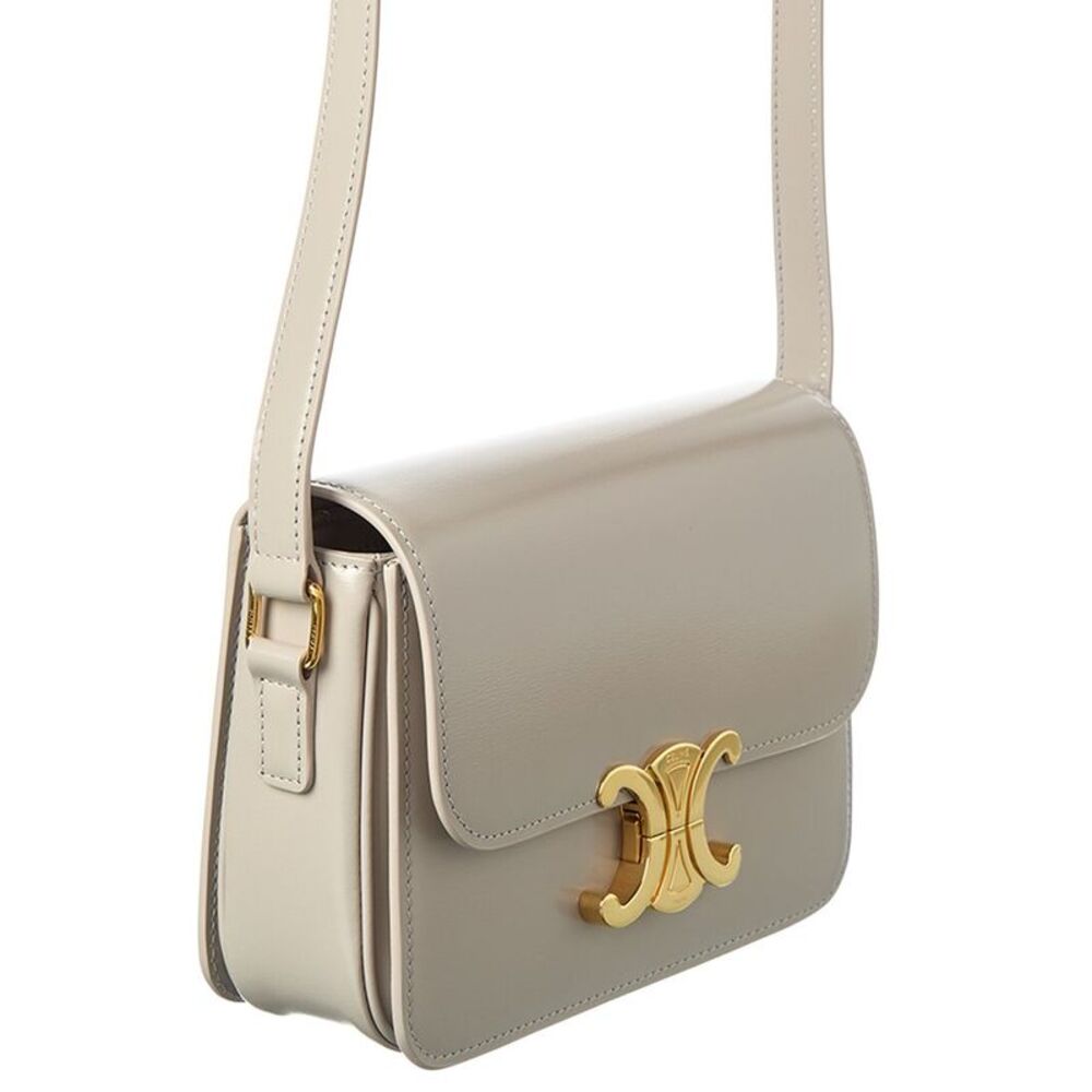 Celine Leather Crossbody Bag, Tan - Picture 3 of 4